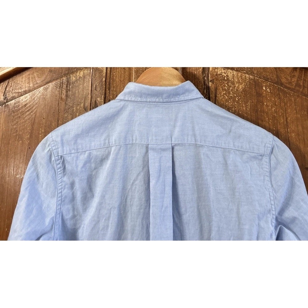 Rare Boys Ralph Lauren Long Sleeve Spelllout Button Down Shirt Sz 12 - Picture 2 of 8